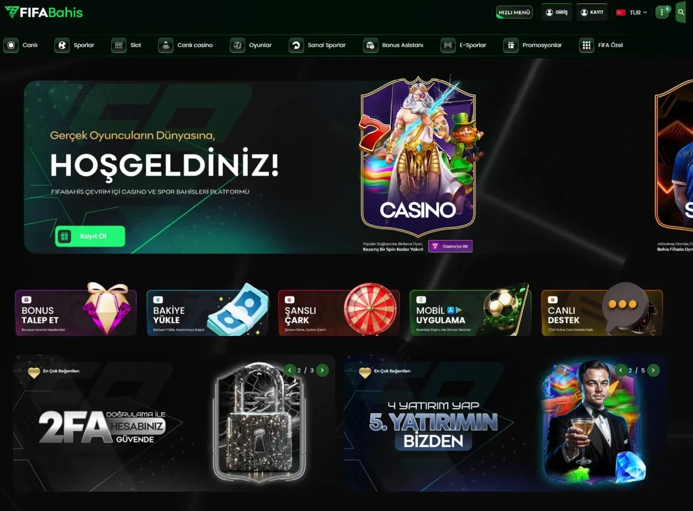 Fifa Bahis ekran görüntüsü